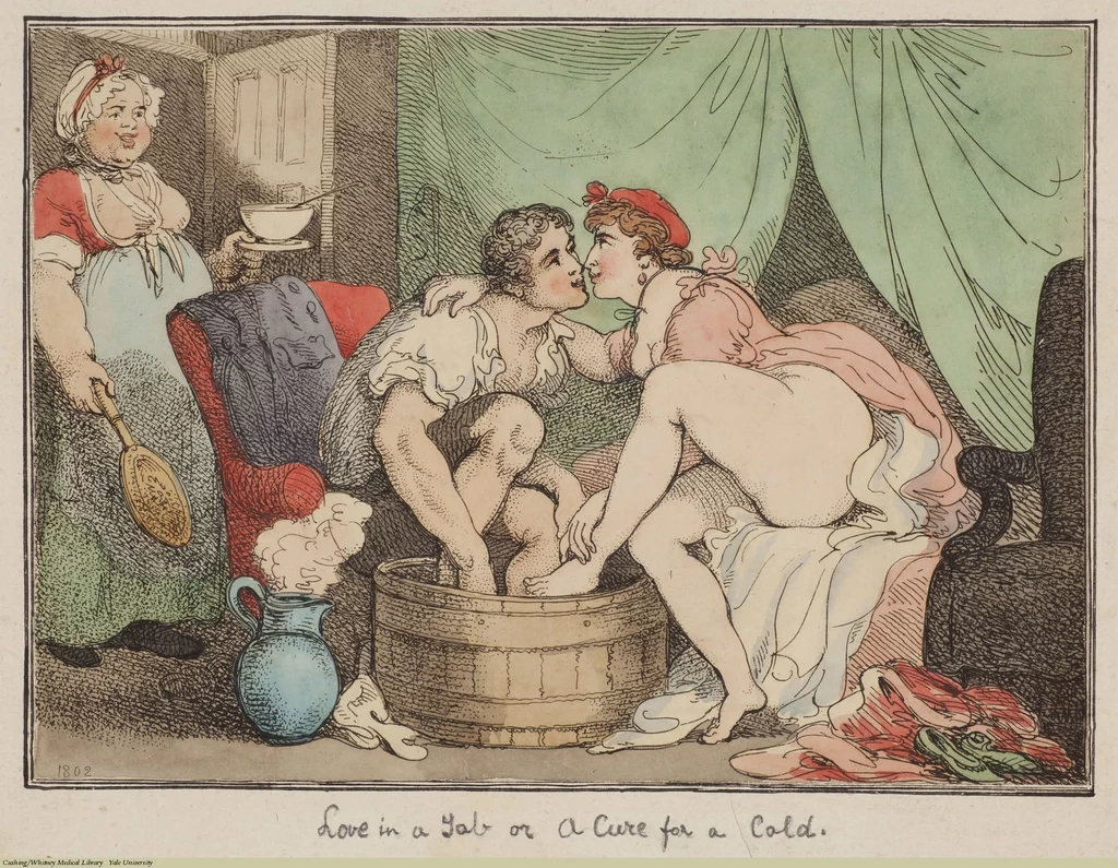 Amore in una vasca da bagno o una cura per il raffreddore